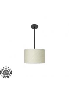 Moda Pendant 1xe27 Black/White Reed Regx30x30