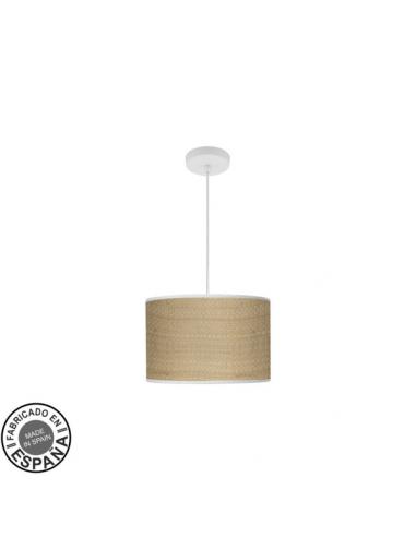 Moda Pendant 1xe27 White/Light Reed Regx30x30
