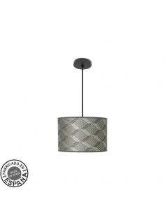 Fashion Pendant 1xe27 Black/tetris Gray Regx30x30cm