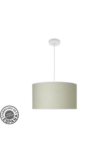 Fashion Pendant 2xe27 White/White Reed Regx40x40cm C/diffuser