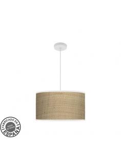 Moda Pendant 2xe27 White/Light Reed Regx40x40 W/diffuser