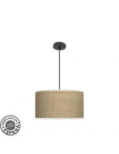 Moda Pendant 2xe27 Black/Light Reed Regx40x40 C/diffuser