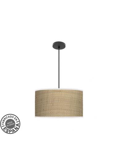 Moda Pendant 2xe27 Black/Light Reed Regx40x40 C/diffuser