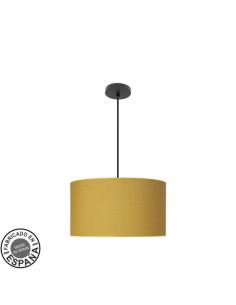 Moda Pendant 2xe27 Black/yellow Regx40x40cm C/diffuser