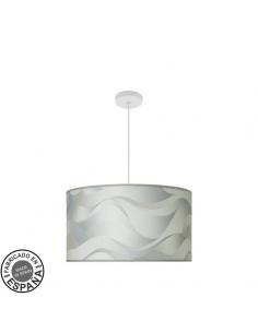 Moda Pendant 3xe27 White/wave Gray Regx50x50cm C/diffuser
