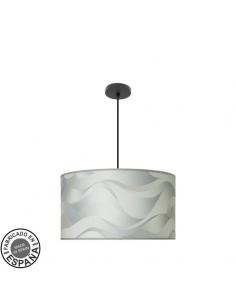 Moda Pendant 3xe27 Black/wave Gray Regx50x50cm C/diffuser