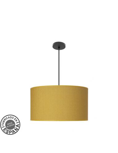 Moda 3xe27 Black/yellow Regx50x50cm C/diffuser pendant