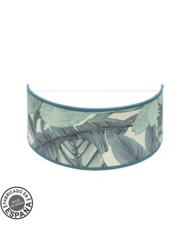 Algiers Wall Light 1xe27 Blue Leaf 16x33x45 Cm