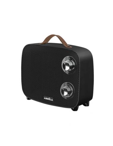 Termoventilador Ceramico Ptc Corcega 1500w Negro/cromo 2potencias 3funciones Corte Termico seg.antivuelco 21x23x13,6 Cm