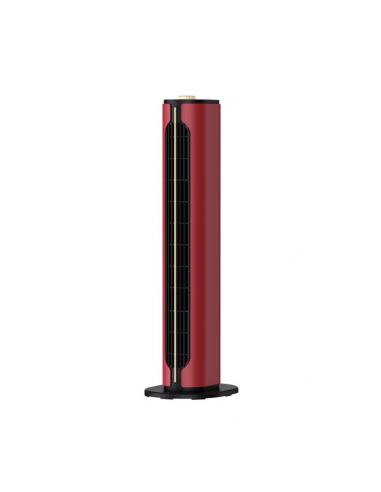 Vertical ceramic fan heater Ptc 1500w Canada Red/black 2powers 3functions Thermos.sec.anti-tip 61.5x18x18cm