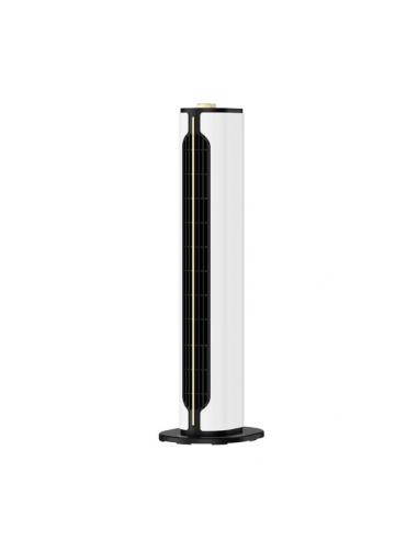 Vertical Ceramic Fan Heater Ptc 1500w Canada White/black 2 features 3functions Thermos.sec.anti-tip 61.5x18x18cm