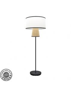 Cambodia Living Room Foot 1xe27 White/natural 189x40x40 Cm