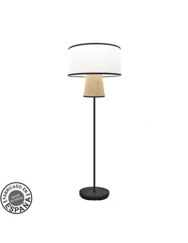 Cambodia Living Room Foot 1xe27 White/natural 189x40x40 Cm