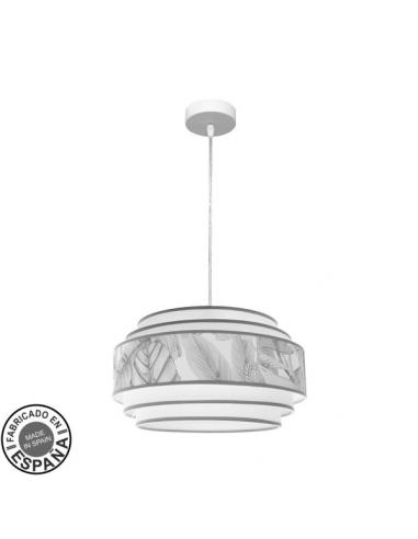 5p Cameroon 1xe27 White/gray Regx40x40cm pendant