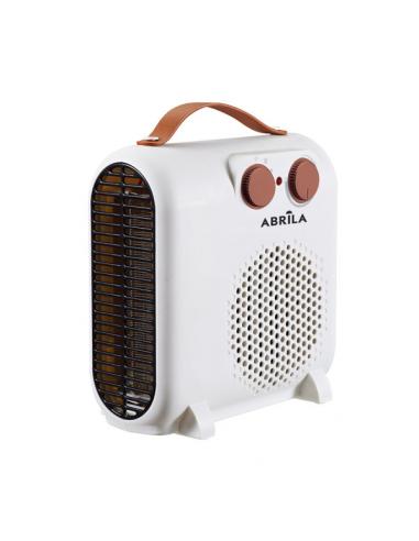 Termoventilador Elect.tundra 2000w Blanco/marron 2potencias 3Funciones Protecc.seg.luz Ind.24,8x23,3x11,7cm