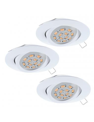 EGLO 31683 - TEDO Lámpara Empotrable LED en Fundición de aluminio blanco