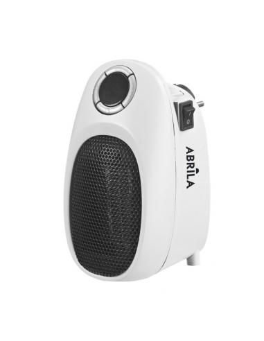 Mini Malaysia Ceramic Heater 500w White Reg Temperature, Safety Timer Display 16x12x9cm
