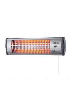 Tioman Quartz Stove 1200w Black/silver 2 Pot. Pull Chain Control 15x53.5x12 Cm