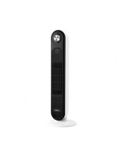 Ceramic Fan Heater Vert.grecia 2000w Black/white 2pot.oscillating, Anti-tip, Termost. Prot.cal 69.8x24.5x24.5 Cm