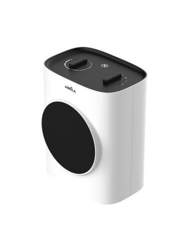 Termoventilador Ceramico Chipre 1500w Blanco/negro 2potencias 3funciones Antivuelco Termostato Reg. 21,5x17,5x12,8cm