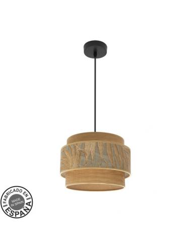 Samoa Pendant 1xe27 Black/camel Regx30d