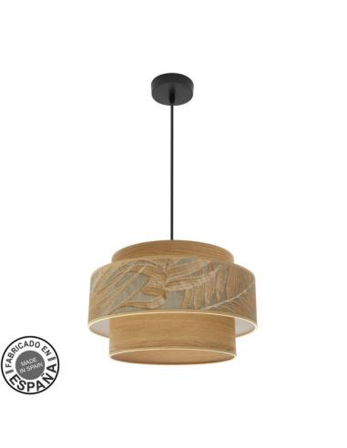 Samoa Pendant 1xe27 Black/camel Regx40d