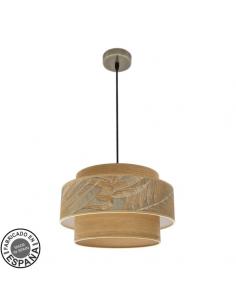 Samoa Pendant 1xe27 Leather/camel Regx40d