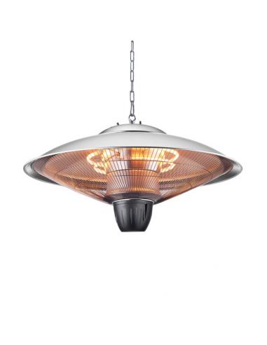 Calefactor Exterior Colgante Koel 2000w Plata 2potencias Ip34 100x60x60 Cm