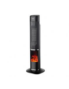 Melodia 2000w Black Ceramic Vert.Fan Heater W/remote 2powers3functions Oscillating term, anti-tip 78.3x24.6x24.5