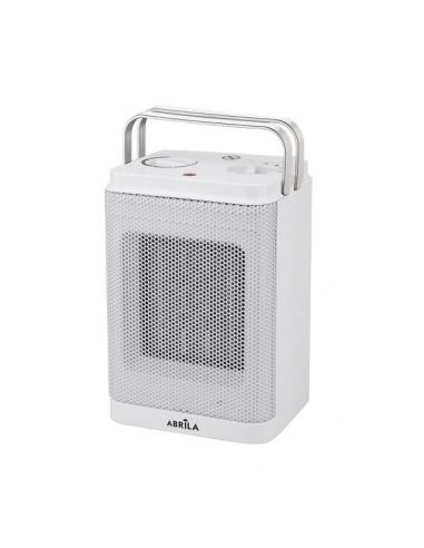 Termoventilador Ceramico Bribon 1500w Blanco 2potencias 3funciones Termost.reg. Antivuelco Asa 22,3x15x12,4cm