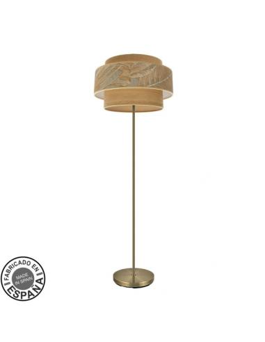 Samoa Living Room Foot 1xe27 Leather/camel 168x40x40 Cm