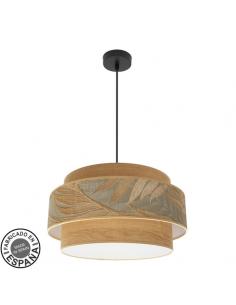 Samoa 3xe27 Black/camel Regx50d Pendant