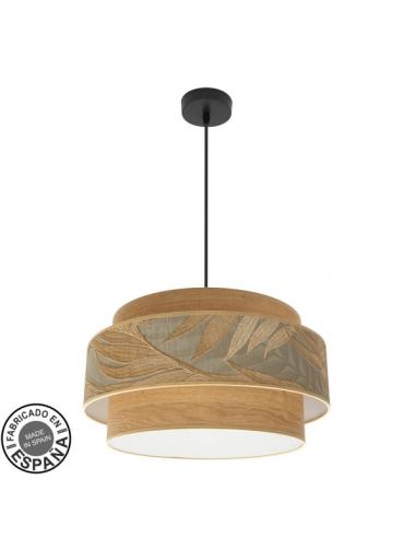 Samoa 3xe27 Black/camel Regx50d Pendant