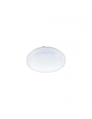 EGLO 97877 - FRANIA-S LED ceiling light in white steel and acrylic with glass effect