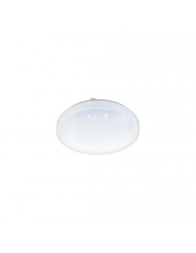 EGLO 97877 - FRANIA-S Plafón LED en Acero blanco y Acrílico con efecto de cristal