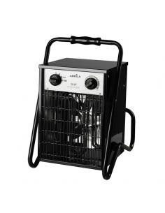 Simeon 3000w Black Industrial Fan Heater 2powers Ip24 Termost.reg.44x32x30 Cm