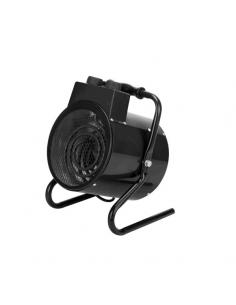 Zenon 3000w Black Industrial Fan Heater 2powers Ip24 Thermostat Reg.33x24x22.5 Cm