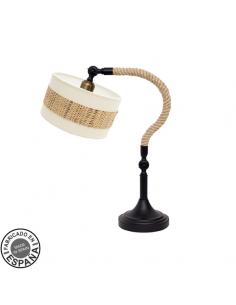 Nicaragua 1xe27 Black/white/natural table lamp