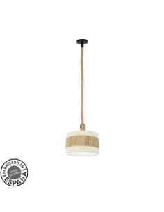 Nicaragua Pendant 1xe27 White/natural 30d