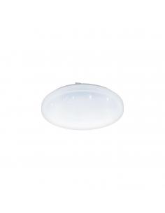 EGLO 97878 - FRANIA-S Plafón LED en Acero blanco y Acrílico con efecto de cristal