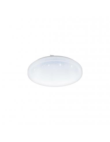 EGLO 97878 - FRANIA-S LED ceiling light in white steel and acrylic with glass effect