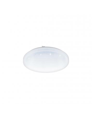 EGLO 97878 - FRANIA-S Plafón LED en Acero blanco y Acrílico con efecto de cristal