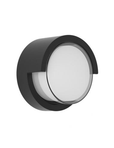 Aplique Exterior 12w 3000k Bejel Negro Ip65 17x17x10,2 Cm 600lm