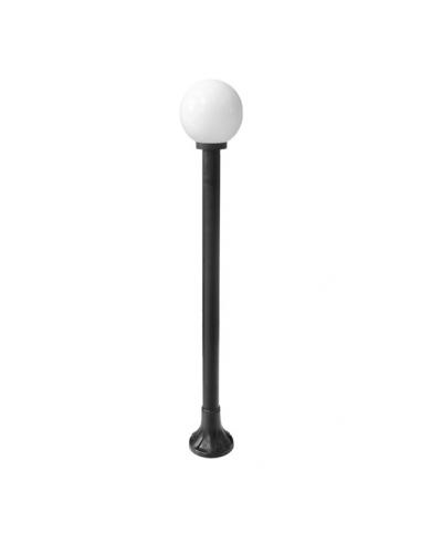 Small Street Light. Outdoor Abanto 1xe27 Black Ip44 130x20x20 Cm
