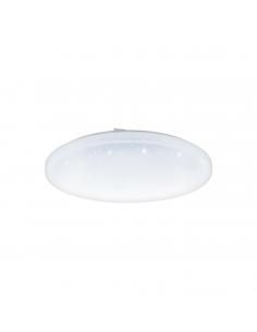 EGLO 97879 - FRANIA-S Plafón LED en Acero blanco y Acrílico con efecto de cristal