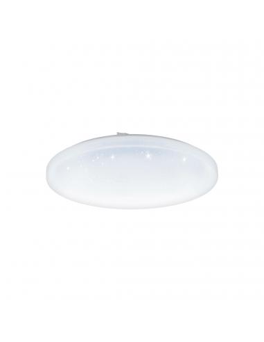 EGLO 97879 - FRANIA-S LED ceiling light in white steel and acrylic with glass effect