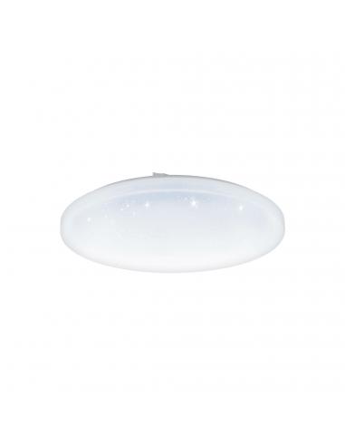 EGLO 97879 - FRANIA-S Plafón LED en Acero blanco y Acrílico con efecto de cristal