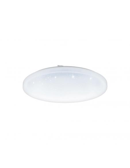 EGLO 97879 - FRANIA-S LED ceiling light in white steel and acrylic with glass effect