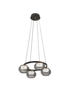 Pompeii Pendant 4l Neg 28w 3000-4000-6000k C/remote Y Reg.intensity 2520lm Regx48x48 Cm