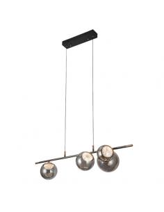 Pompeya 4l Black Strip 28w 3000-4000-6000k C/remote Y Reg.intensity 2520lm Regx100x34 Cm